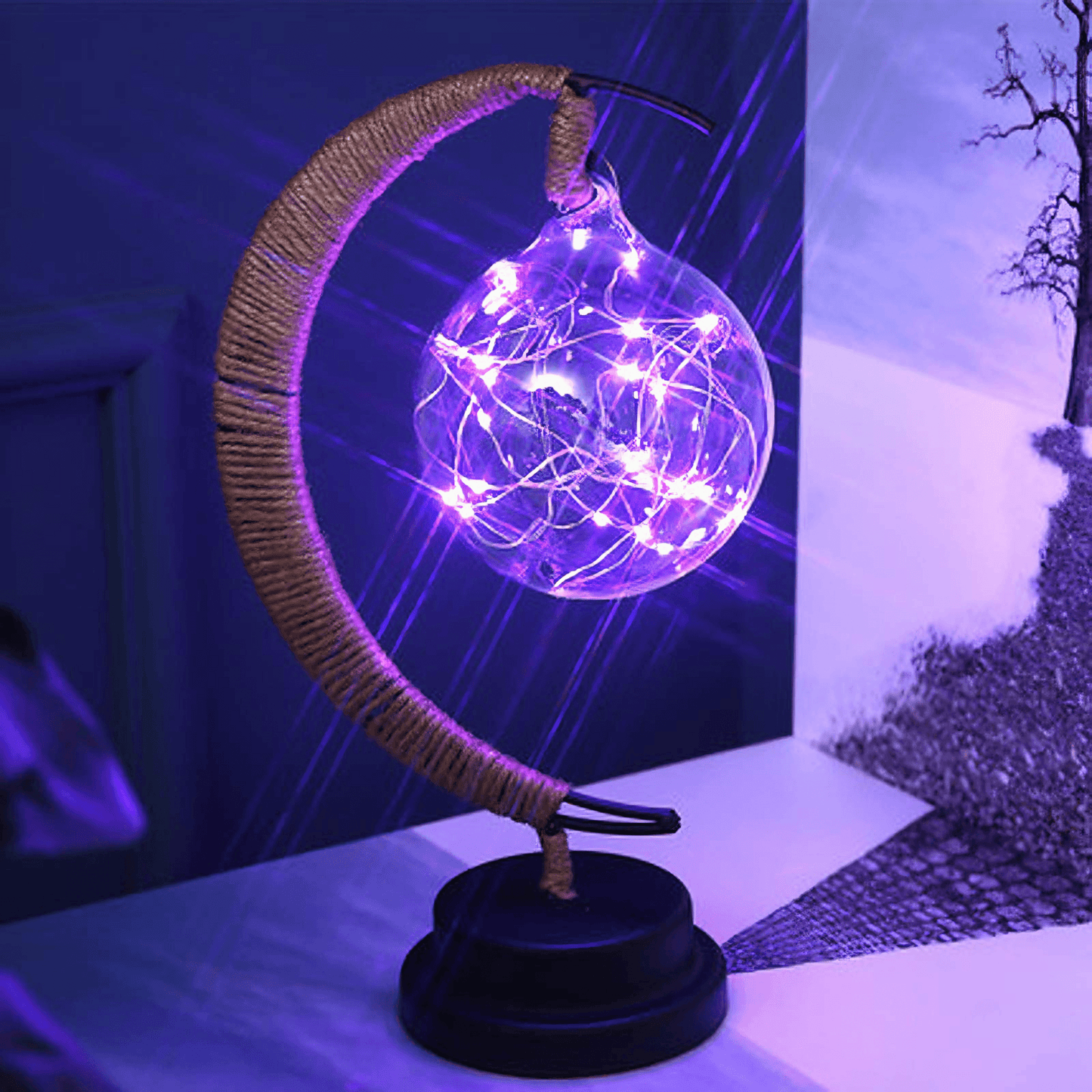 Lightgrace Enchanted Lunar Lamp - Yellow