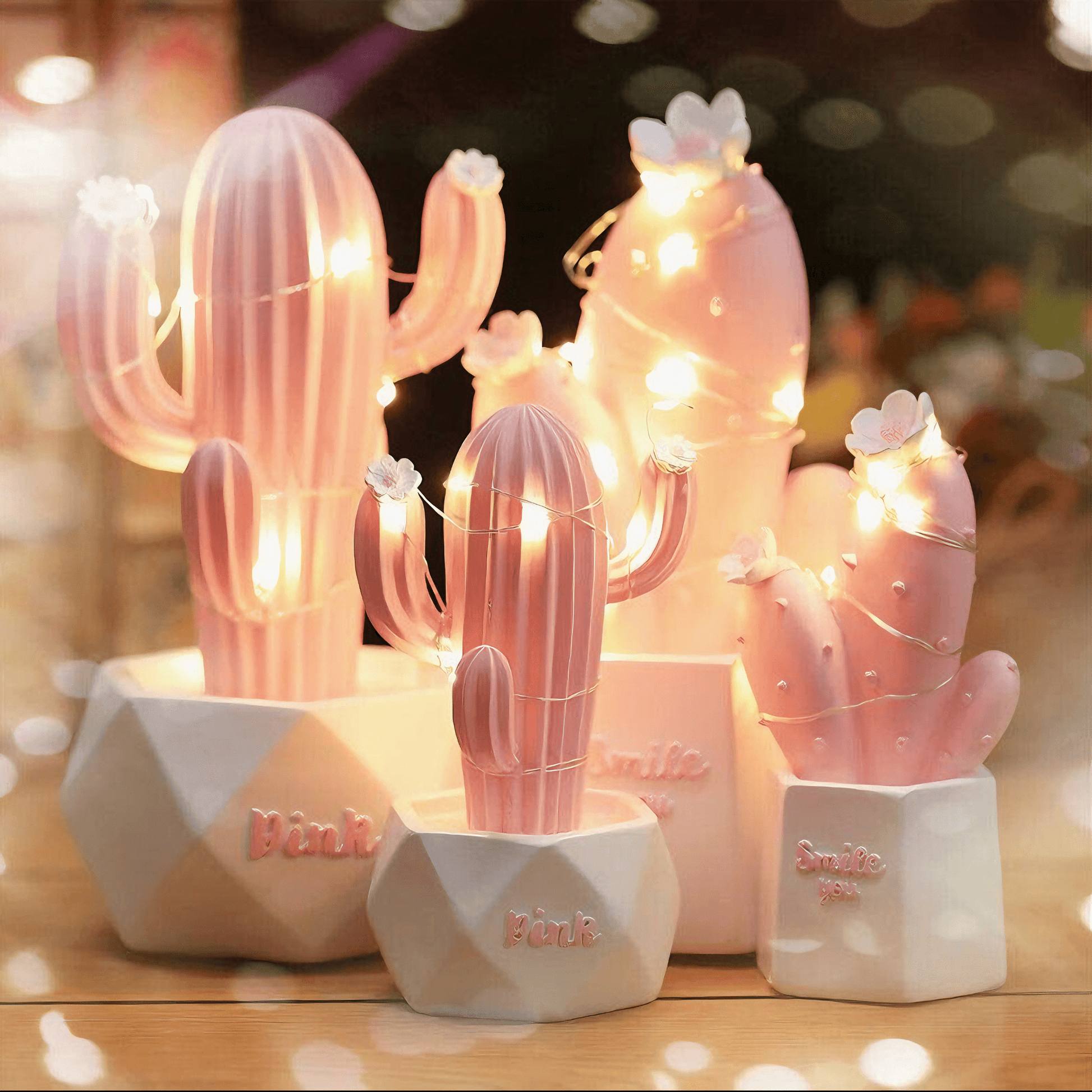 Lightgrace Mini Cactus Night Lamps