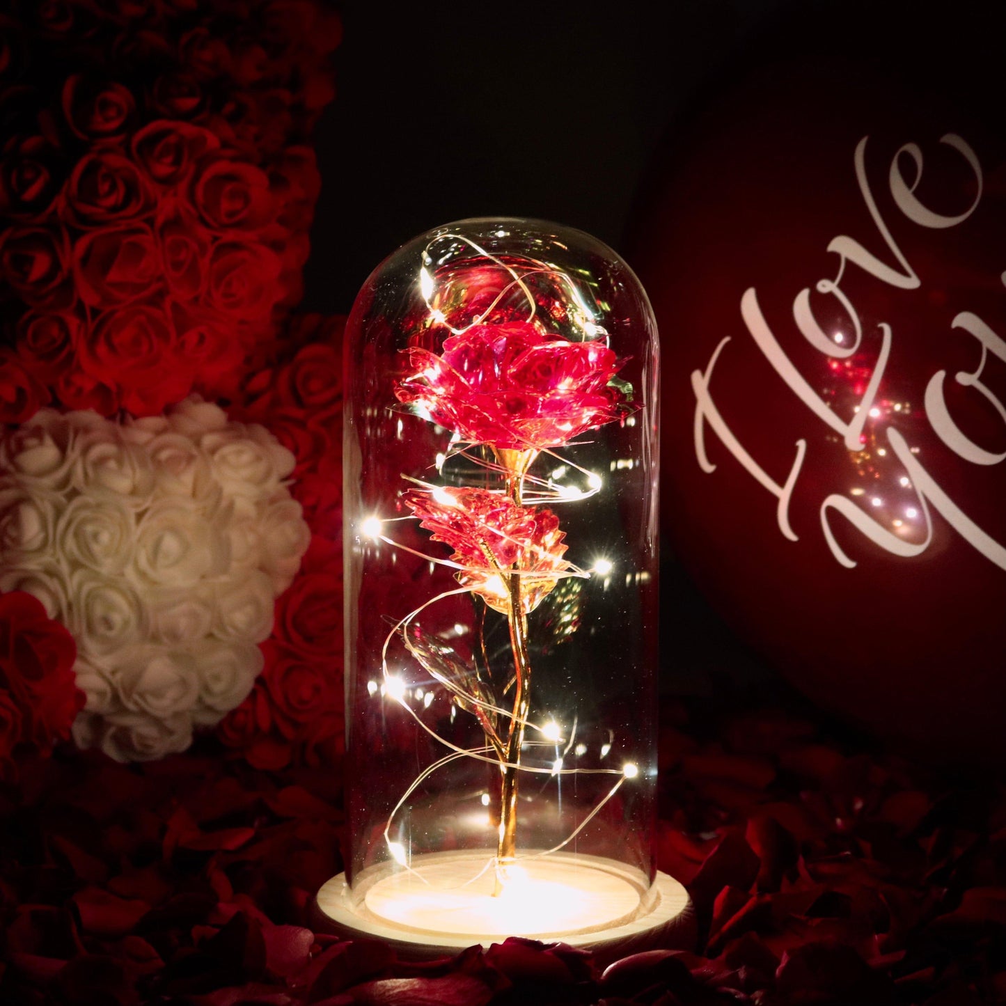 Rose Eternal Lamp from Light grace in room corner