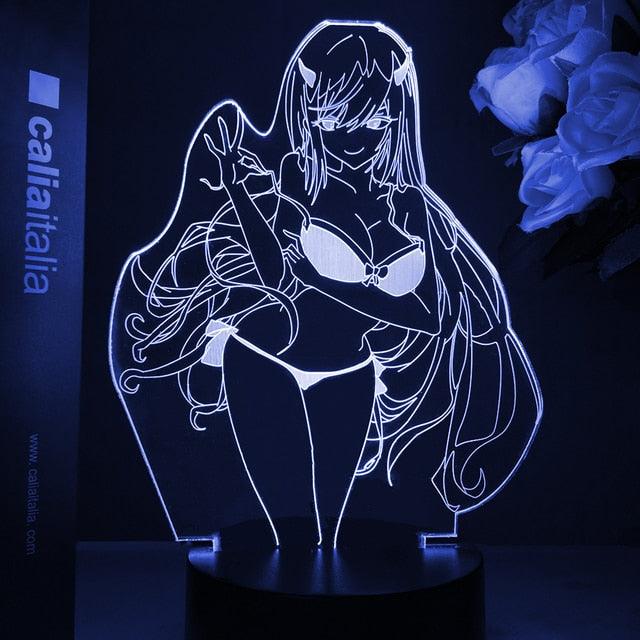 Lightgrace Anime Girls 3D Lamps - H / Touch