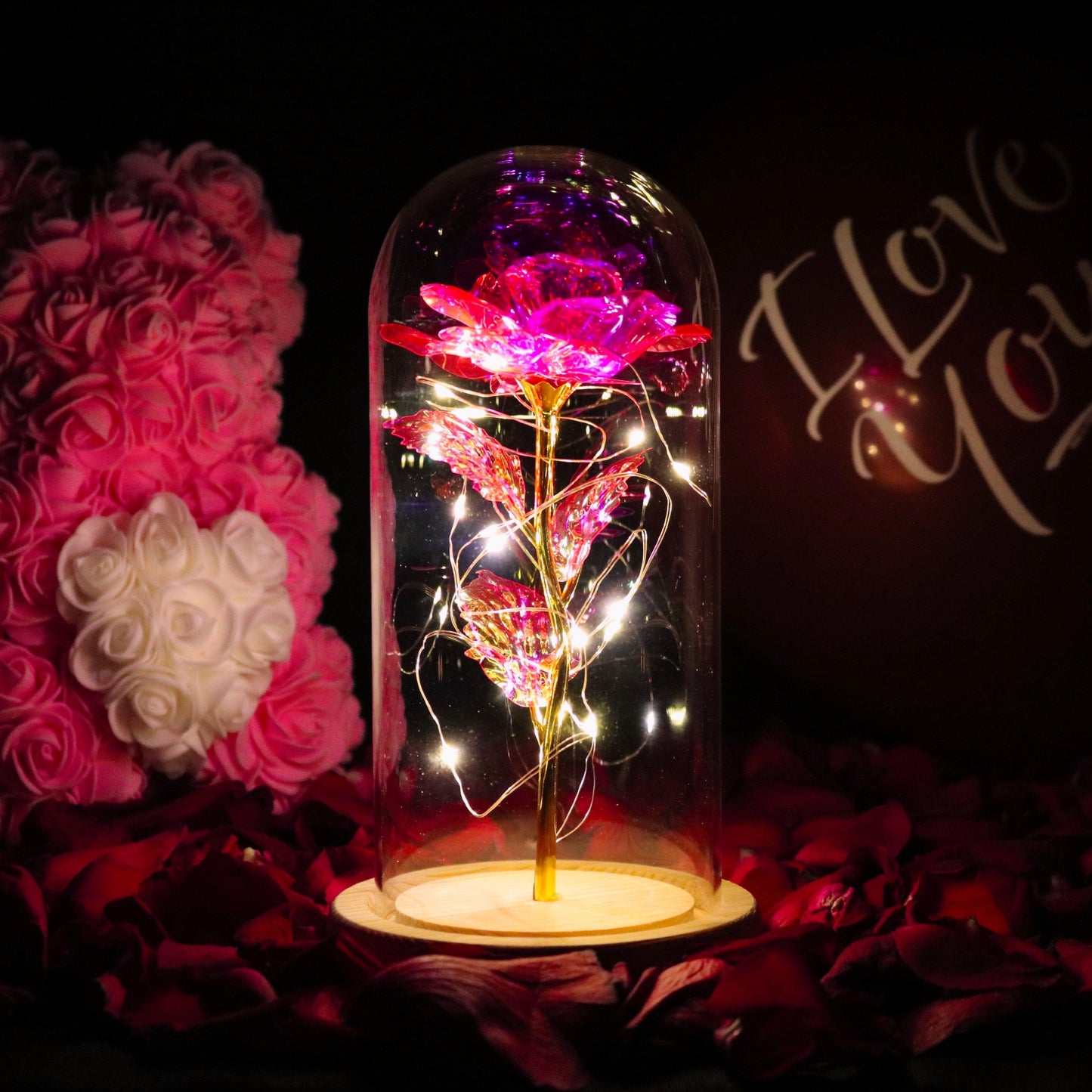 Rose Eternal Lamp from Light grace in room corner