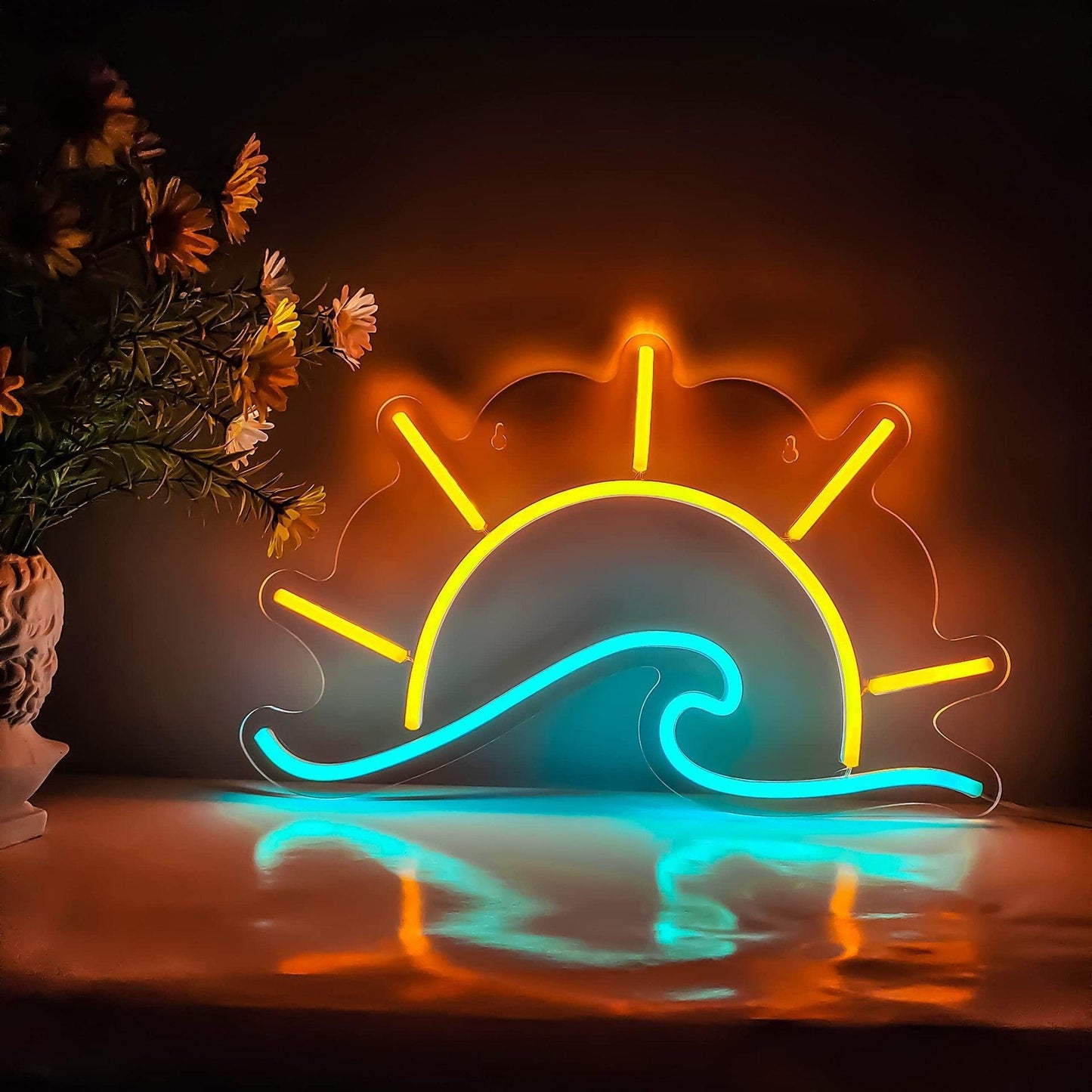 Sun Wave Neon Sign - Default Title from Light grace