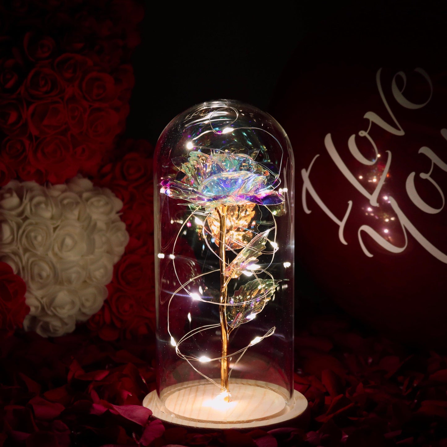 Rose Eternal Lamp from Light grace in room corner