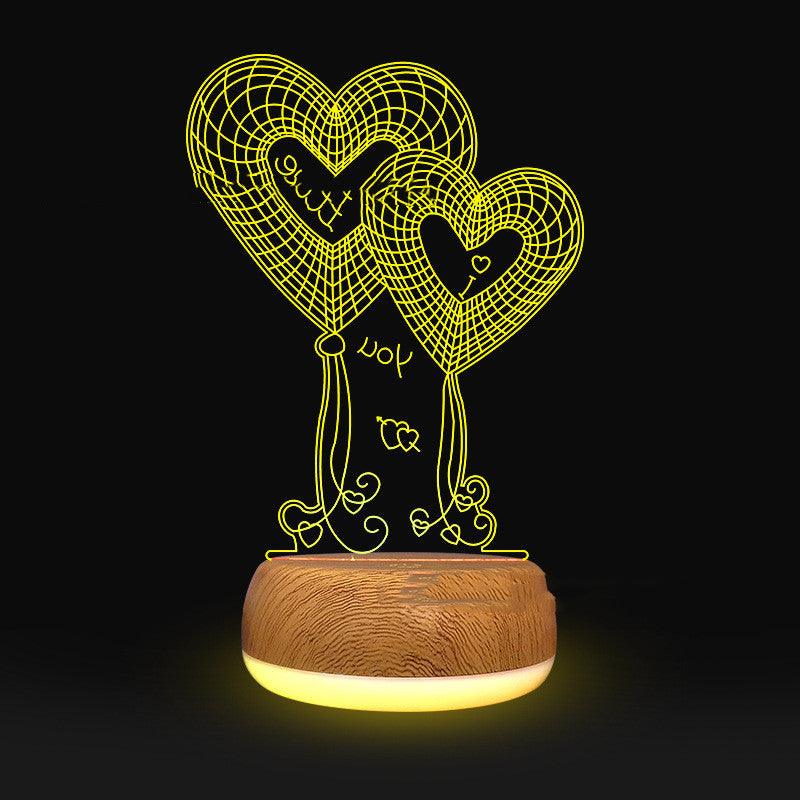 Light grace Love 3D Lamps Collection - B