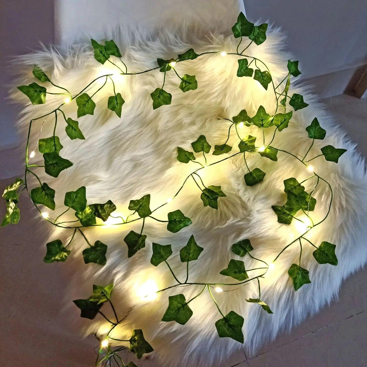 Green Leaf String Lights - Light Grace