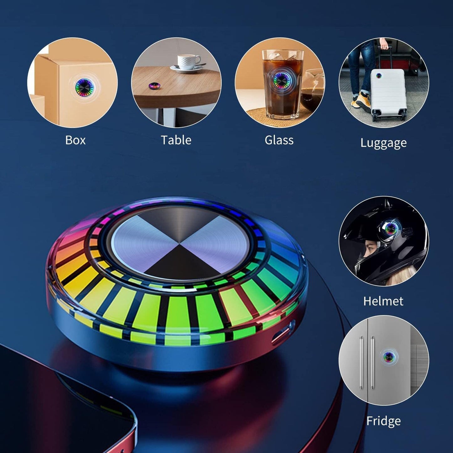 RGB Mini Speaker from Light grace in room corner