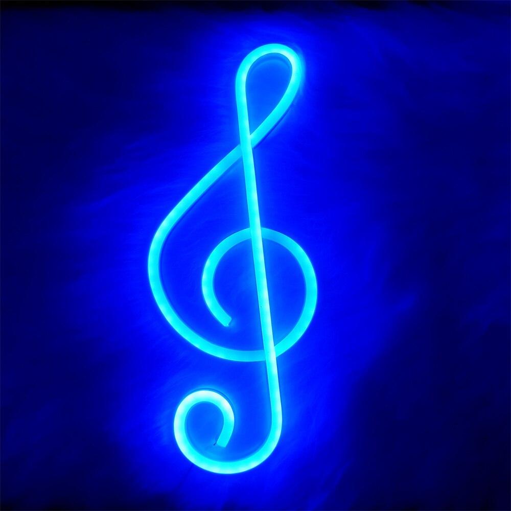 Light grace cute Music Note Neon Signs - Red