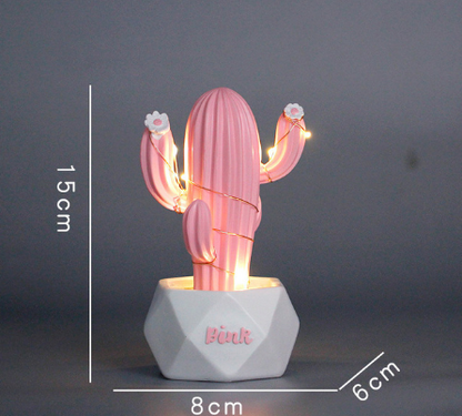 Mini Cactus Night Lamps