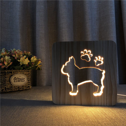 Wooden Pet Night Lamps