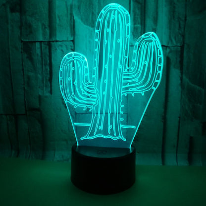 Cactus 3D Lamp