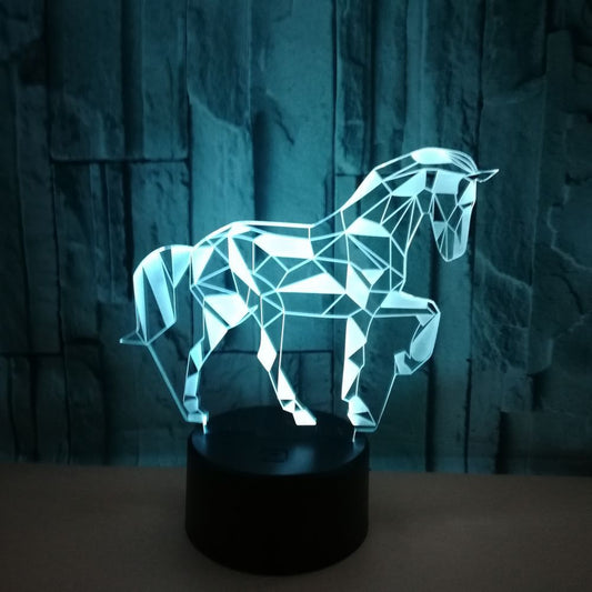 Horse 3D Lamp