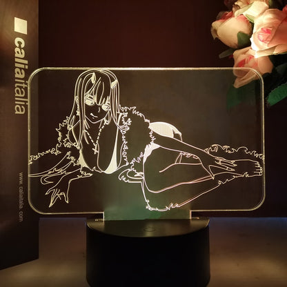 Sexy Anime Girls 3D Lamps