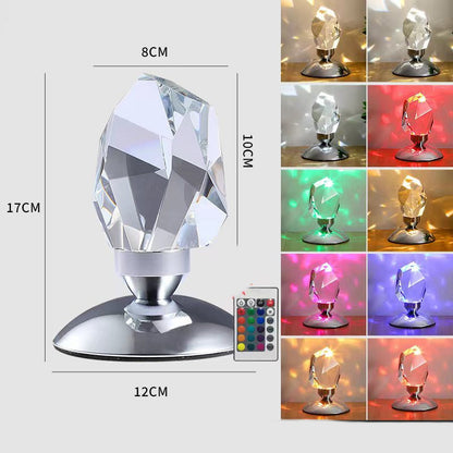 Diamond Crystal Table Lamp