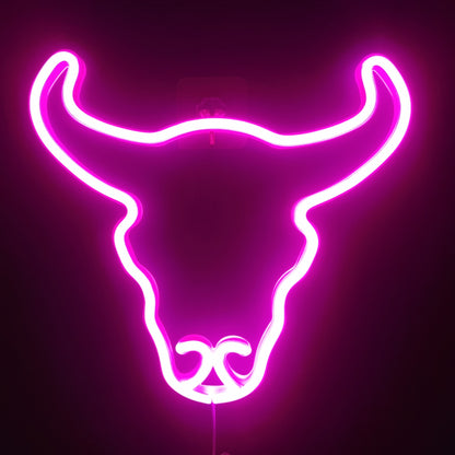 Bull Neon Sign