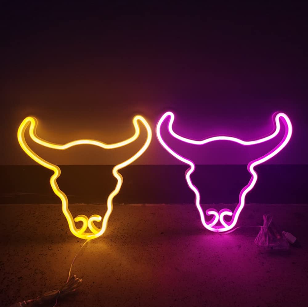 Bull Neon Sign