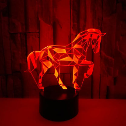 Horse 3D Lamp