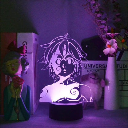 Meliodas 3D Lamp