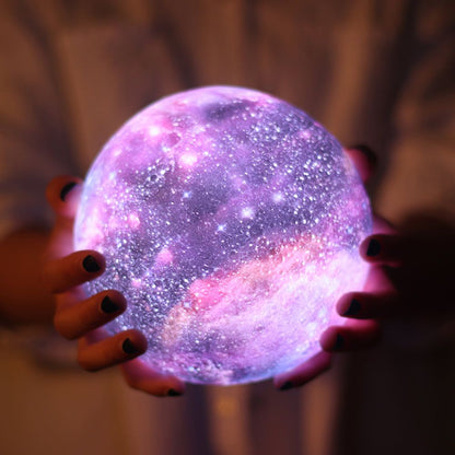 Galaxy Moon Lamp