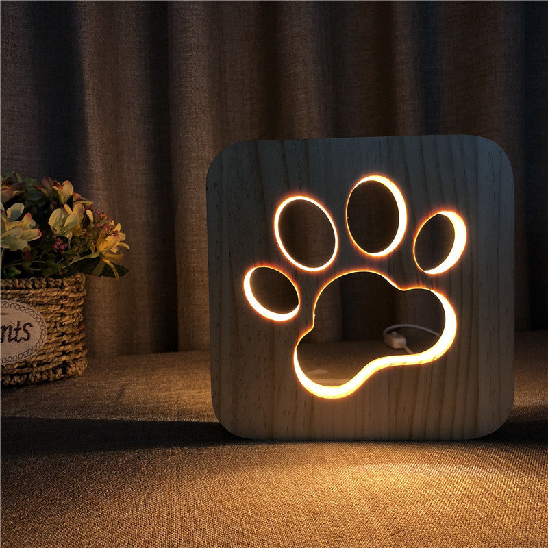 Wooden Pet Night Lamps