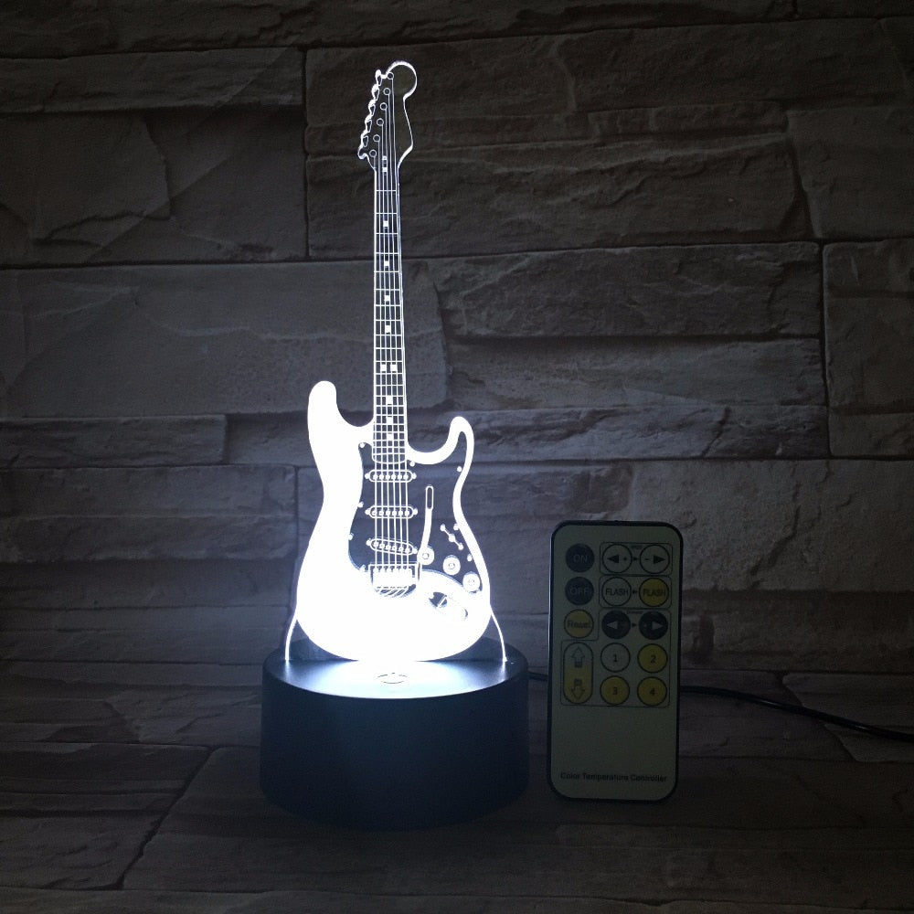 Guitar 3D Lamp