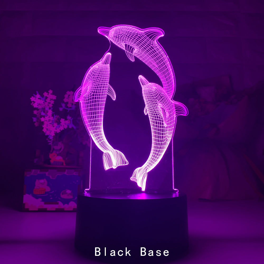 Dolphins 3D Lamp