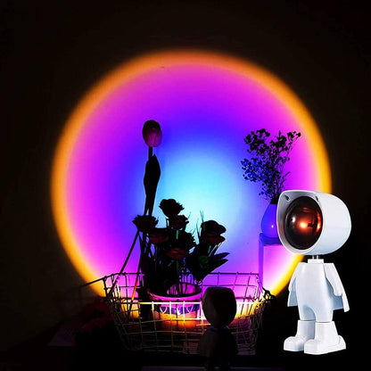 Astronaut Sunset Projector