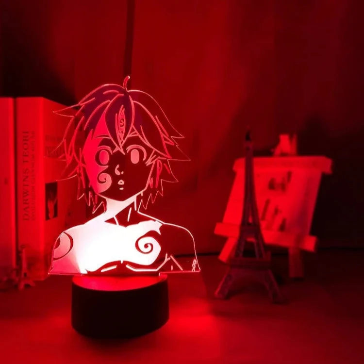 Meliodas 3D Lamp