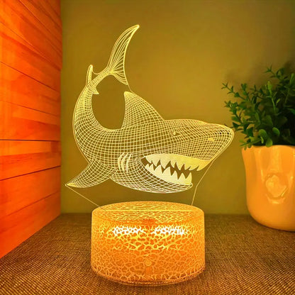 Shark 3D Lamp