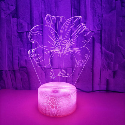 Lily Flower 3D Lamp