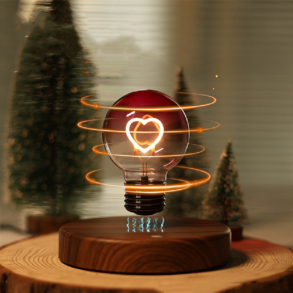 Levitating Heart Bulb Lamp