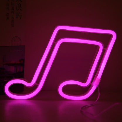 Music Note Neon Signs