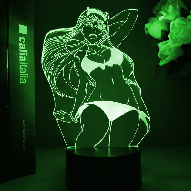 Sexy Anime Girls 3D Lamps