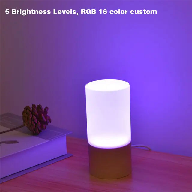 Nordic Wood LED Lamp