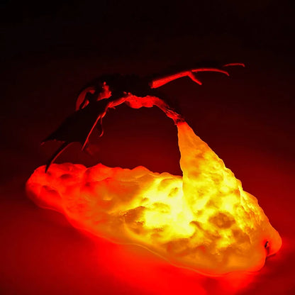 Dragon Flames Desk Lamp