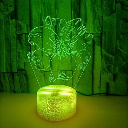 Lily Flower 3D Lamp