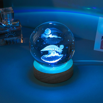 Underwater Life Crystal Ball Lamps