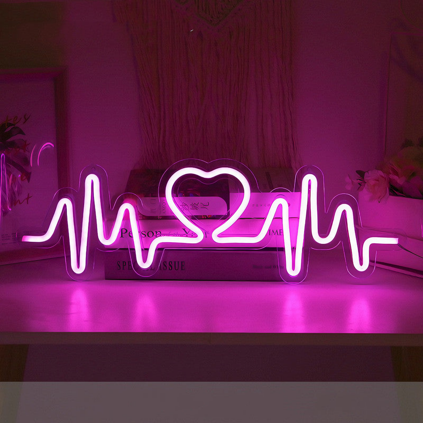 HeartBeat Neon Sign