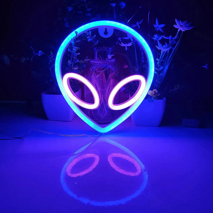 Alien Neon Sign