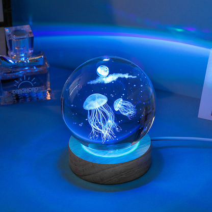 Underwater Life Crystal Ball Lamps