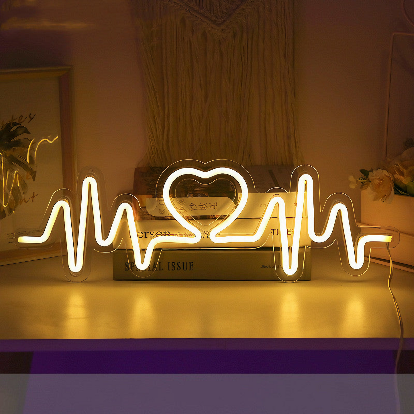 HeartBeat Neon Sign