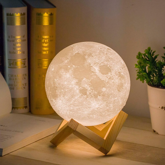 Galaxy Moon Lamp