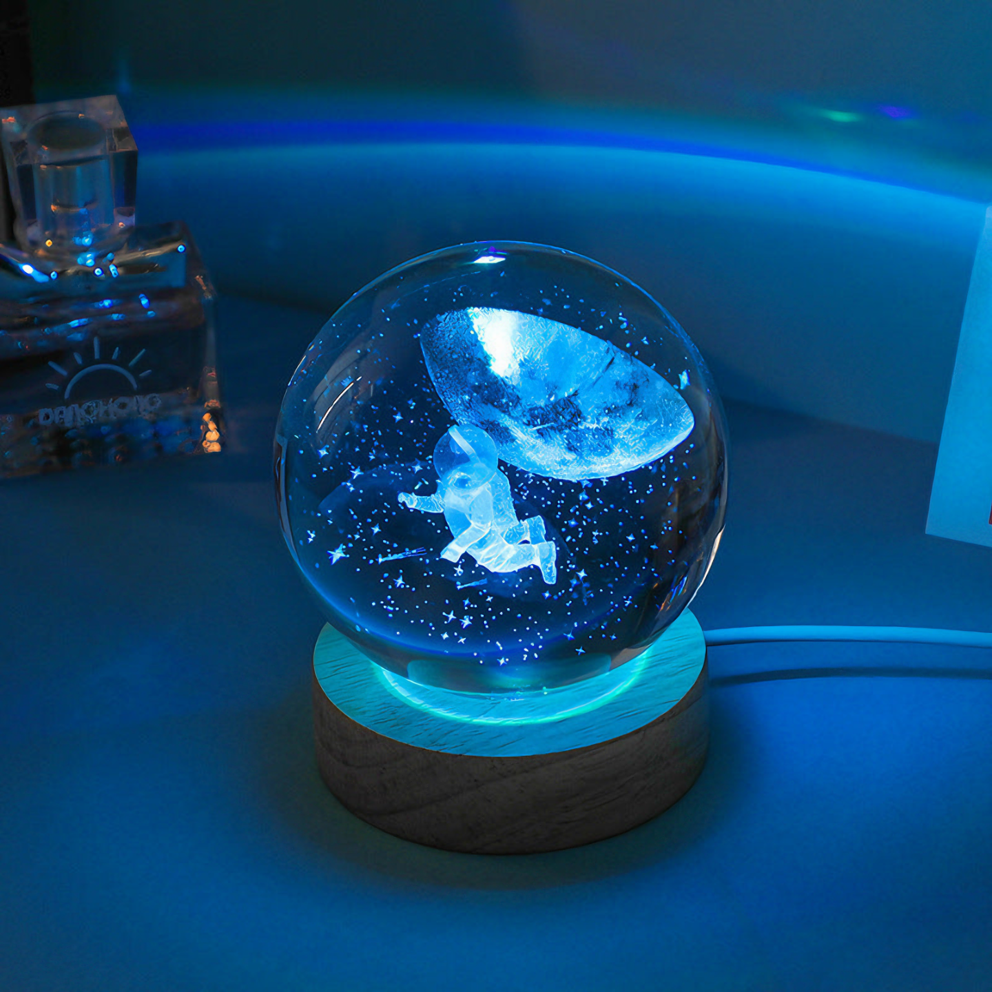 Underwater Life Crystal Ball Lamps