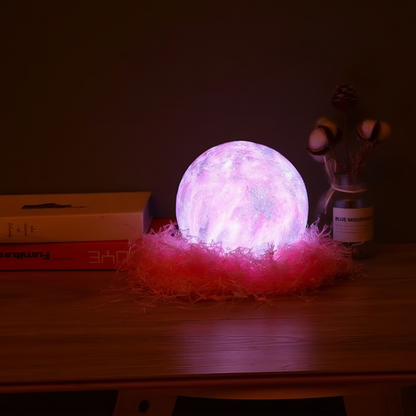 Galaxy Moon Lamp