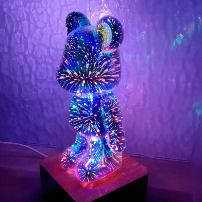 Fireworks Bear Lamp