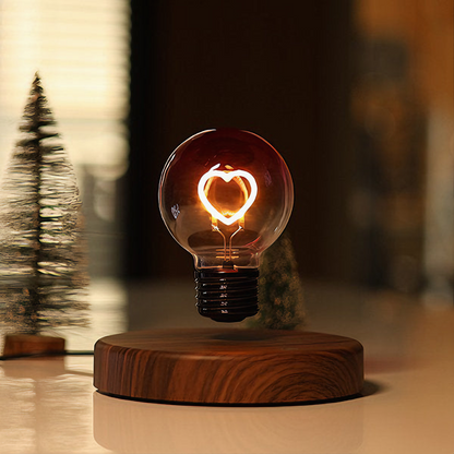 Levitating Heart Bulb Lamp