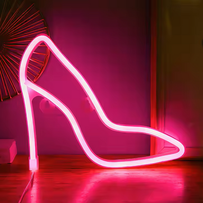 Heels Neon Sign