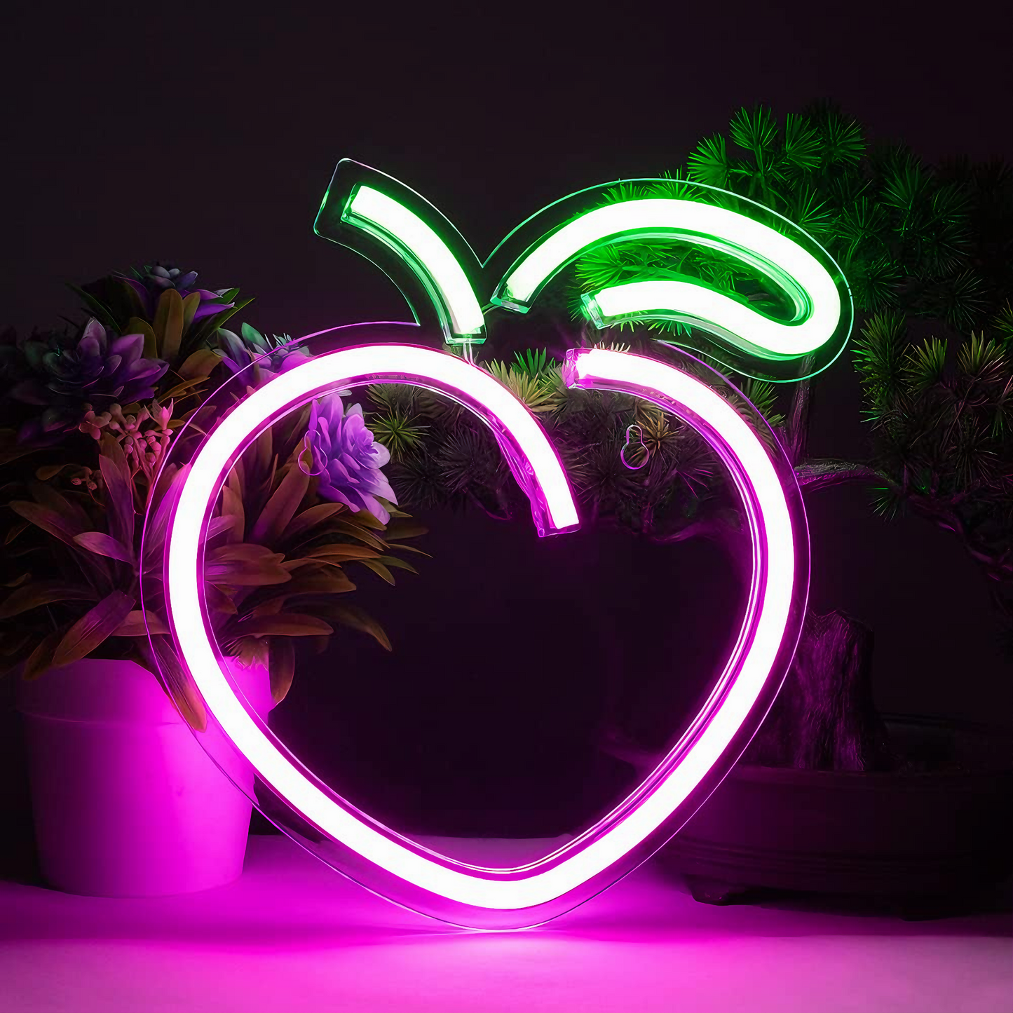 Peach Neon Sign