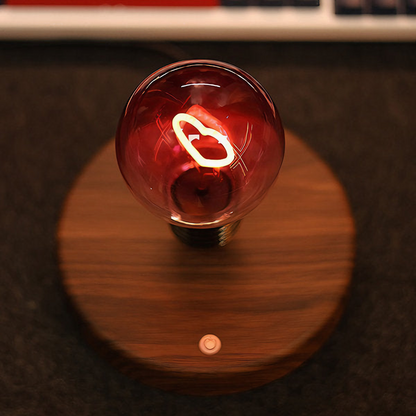 Levitating Heart Bulb Lamp