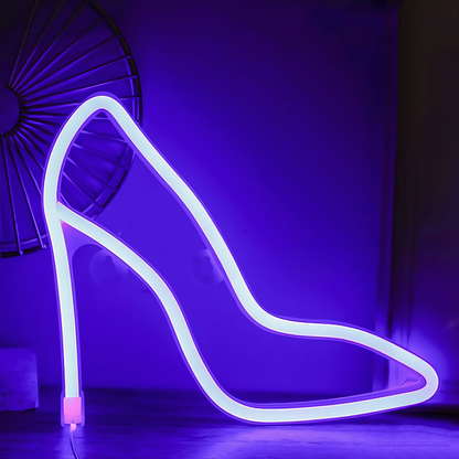 Heels Neon Sign