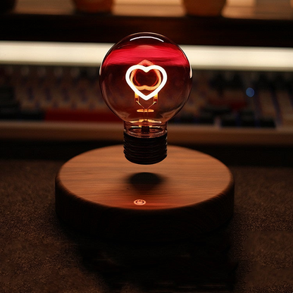 Levitating Heart Bulb Lamp